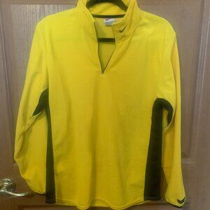 Nike Vintage Boys Yellow & Black Fleece Jacket XL Youth